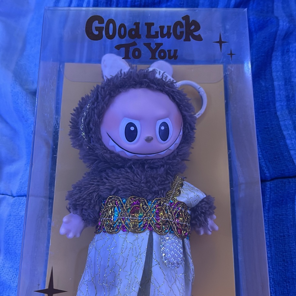 Plush Doll with Brown Outfit